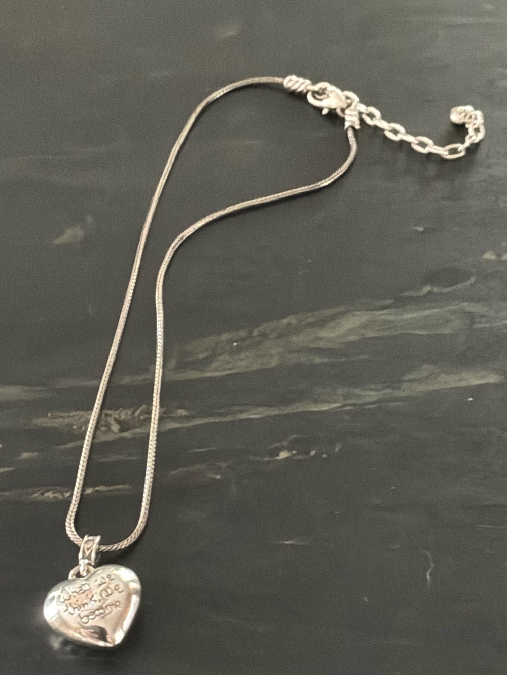 Brighton Heart Necklace - Silver - Picture 5 of 5